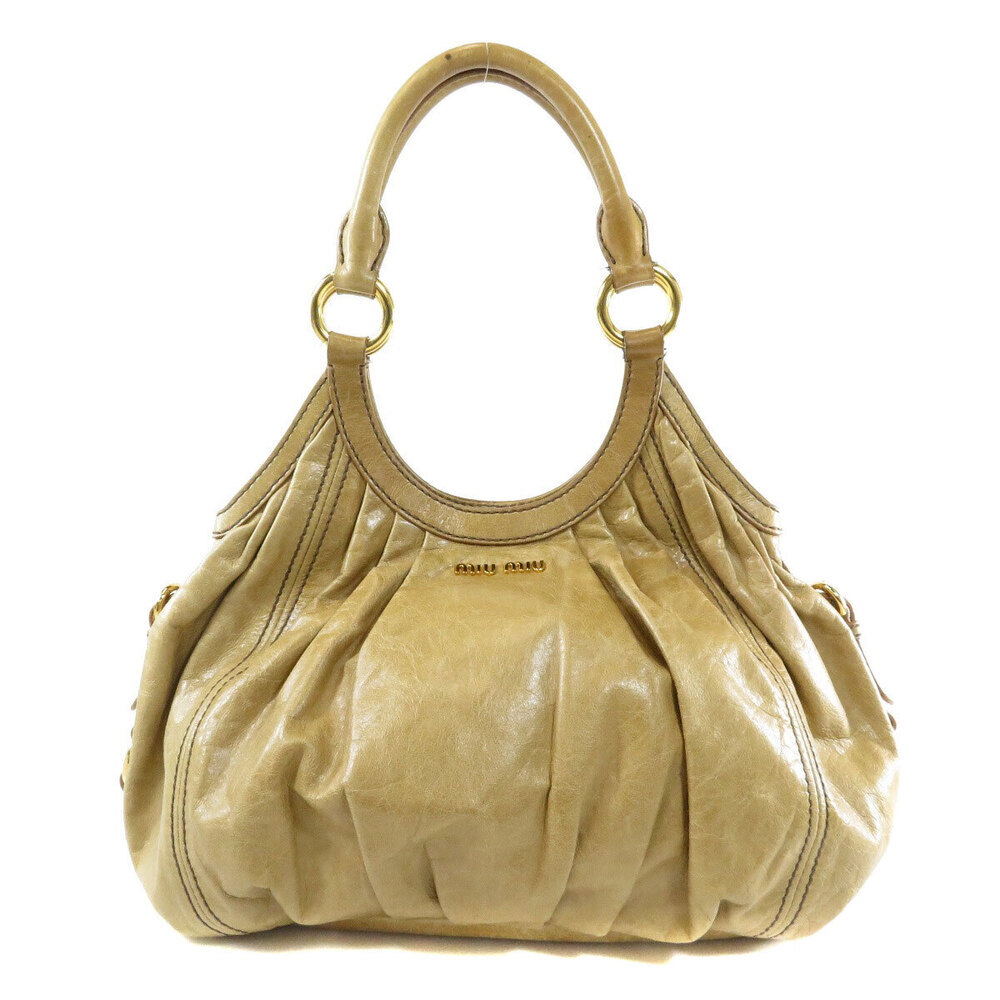 Miu Miu leather bag shoulder Black - Picture 11 of 11